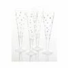Gatsby Champagne Flute, Gold Dots Set/4 2 Gatsby Champagne Flute, Gold Dots Set/4 -Nest Fine Gifts Sales Shop ABG Gatsby Champagne