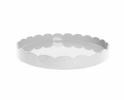 Medium Scalloped Round Tray