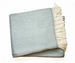 Herringbone Plush Throw 28 Herringbone Plush Throw -Nest Fine Gifts Sales Shop ASI Herringbone Sky