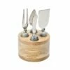 Cheese Servers With Wood Stand -Nest Fine Gifts Sales Shop CCOP Cheese Servers in Wood Stand