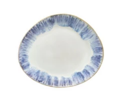 Brisa Oval Dinner Plate -Ria Blue