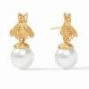 Julie Vos Bee Pearl Drop Earring -Nest Fine Gifts Sales Shop Julie Vos Bee Pearl Drop Earrring 3