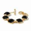 Julie Vos Catalina Stone Bracelet 1 Julie Vos Catalina Stone Bracelet -Nest Fine Gifts Sales Shop Julie Vos Catalina Stone Bracelet Obsidian Black