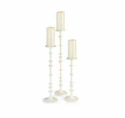 Abacus Candle Stands, Set Of 3