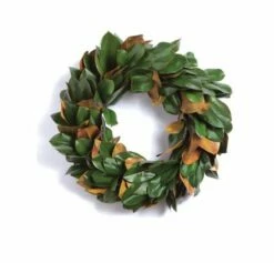 Grand Magnolia Leaf Wreath 30″