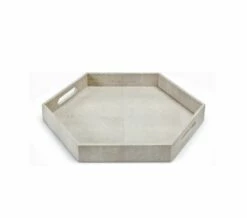 Shagreen Hex Tray