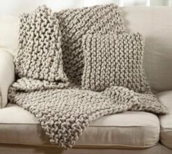 Chunky Knit Throw