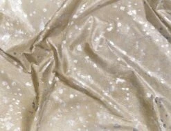 Beige On Silver Cowhide