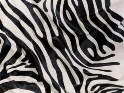 Zebra Black On White Cowhide