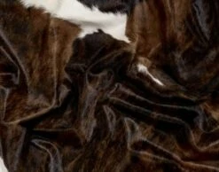 Dark Tri-Color Cowhide